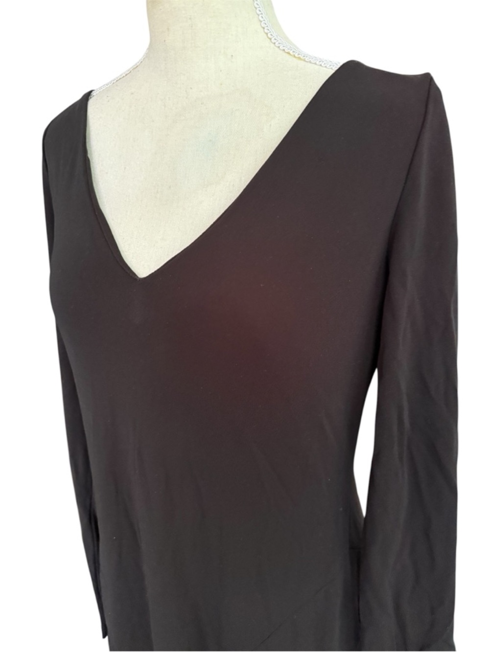 Lauren Ralph Lauren Black Seamed Dress - Picture 4 of 8